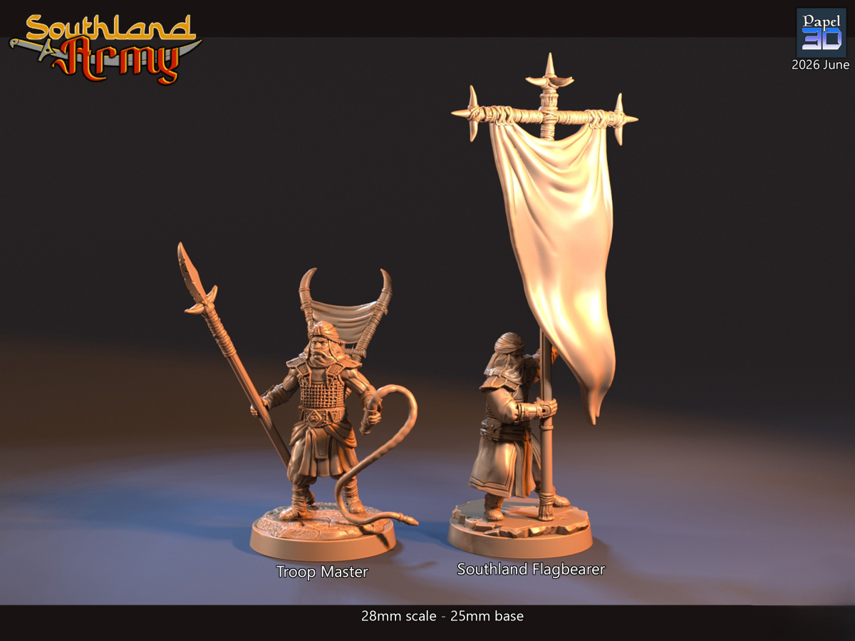 South Flagbearer and TroopMaster